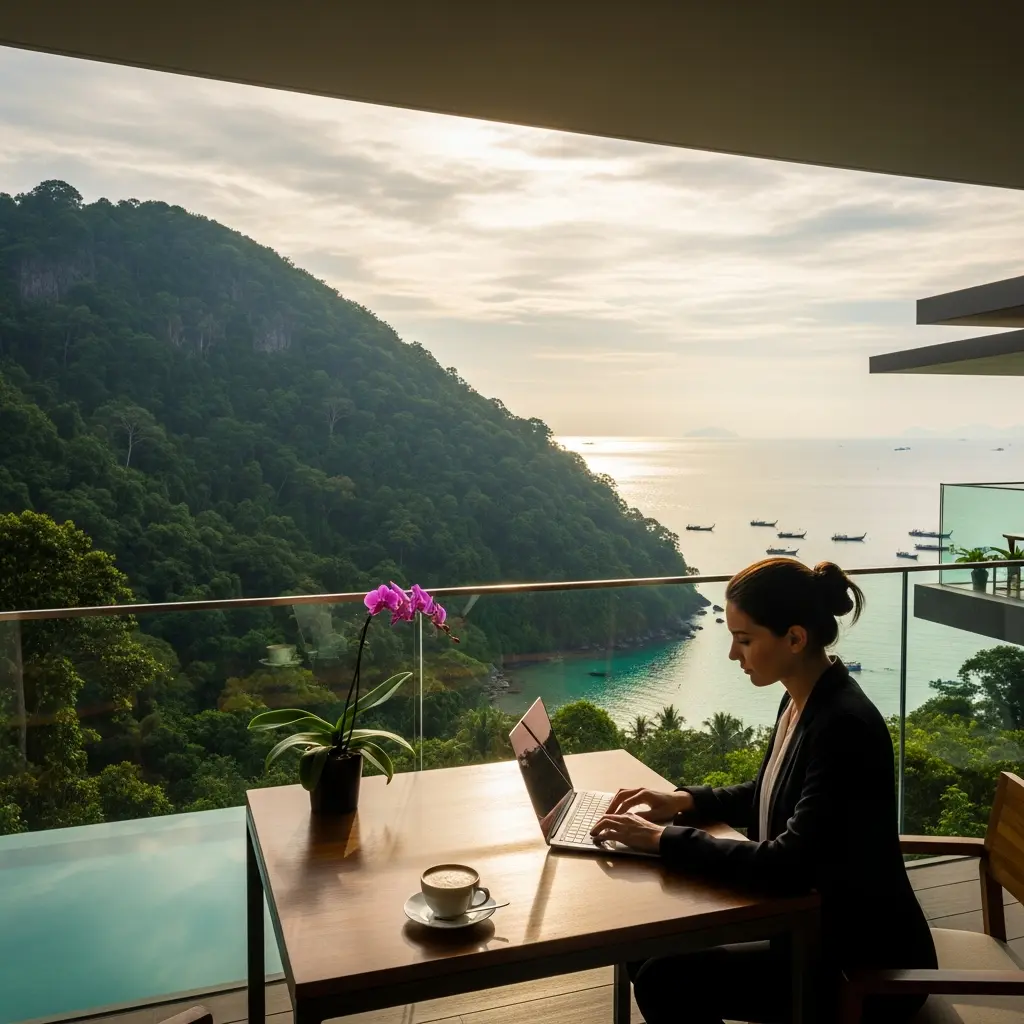 Digital Nomad working from Thailand